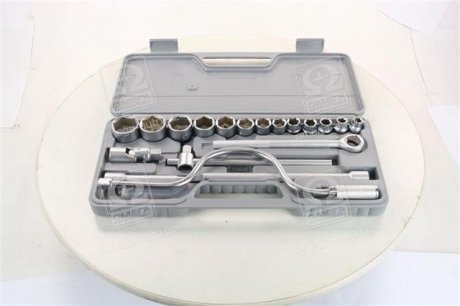 Набор головок и бит 20 ед., квадрат 1/2 CR-V <> ARMER ARM-B0004 (фото 1)