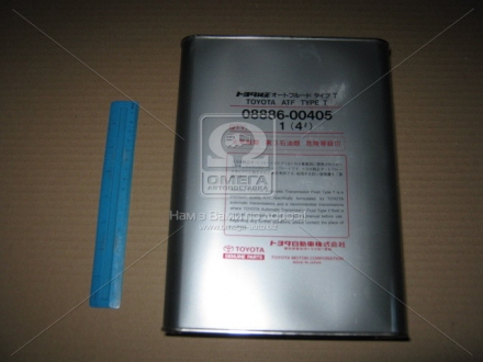 Масло трансмиссионное ATF TYPE T, 4л TOYOTA 0888600405 (фото 1)