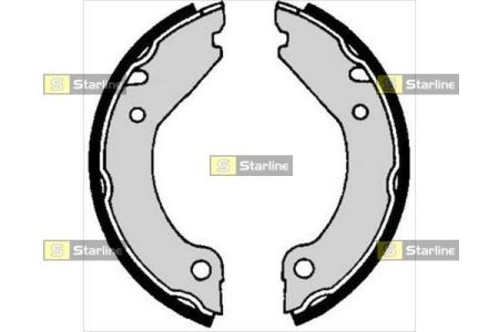 Тормозные колодки барабанные, к-кт. STARLINE BC 04280 (фото 1)