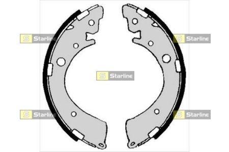 Тормозные колодки барабанные, к-кт. STARLINE BC 05360 (фото 1)