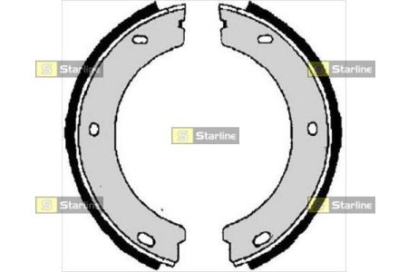Тормозные колодки барабанные, к-кт. STARLINE BC 06400 (фото 1)