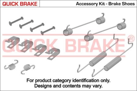 Монтажний комплект колодки QB105-0023 QUICK BRAKE 105-0023 (фото 1)