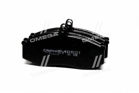 Колодки тормозные диск. Зил 5301 Бычок DAFMI / INTELLI D531SM (фото 1)
