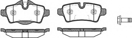 Гальмівні колодки дискові 21344.00 ROADHOUSE 2134400 (фото 1)