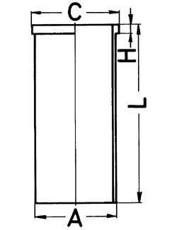 Гильза поршневая VAG 79,51 1,9D/TD-2,4D KOLBENSCHMIDT 89434190 (фото 1)