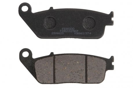 Колодки тормозные дисковые, к-кт. FERODO FDB2225EF (фото 1)