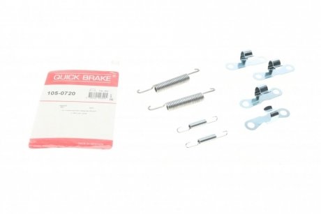 Монтажний комплект колодки QB105-0720 QUICK BRAKE 105-0720 (фото 1)