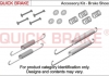 Ремк-т торм.колодок зад QUICK BRAKE 105-0825 (фото 1)