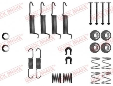 Монтажний комплект колодки QB105-0016 QUICK BRAKE 105-0016 (фото 1)