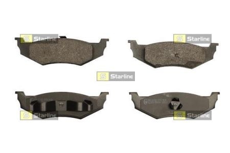 Гальмівні колодки дискові STARLINE BD S487 (фото 1)