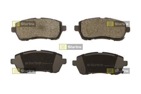 Гальмівні колодки дискові STARLINE BD S490 (фото 1)