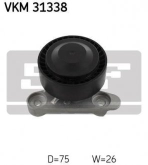 Натяжной ролик, поликлиновой ремень SKF VKM 31338 (фото 1)