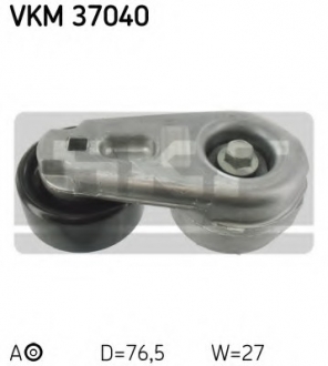 Натяжной ролик, поликлиновой ремень SKF VKM 37040 (фото 1)
