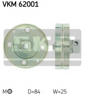 Натяжной ролик, поликлиновой ремень SKF VKM 62001 (фото 1)