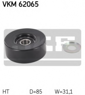 Натяжной ролик, поликлиновой ремень SKF VKM 62065 (фото 1)