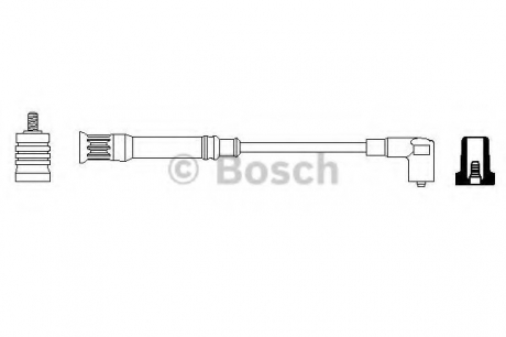 Автомобільний високовольтний провід BOSCH 0356912939 (фото 1)