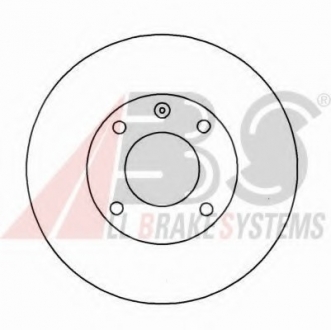 Диск тормозной AUDI/SEAT/VW передн. A.B.S. 15706 (фото 1)