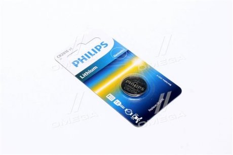 Літієва Батарейка PHILIPS CR2016/01B (фото 1)