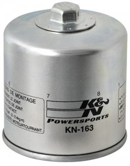 Масляный фильтр для мотоциклов K&N KN-163 (фото 1)