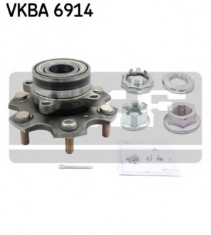 Підшипник колеса,комплект SKF VKBA 6914 (фото 1)