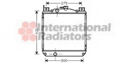 Радиатор SUZ SWIFT 96- HUNG PROD Van Wezel 52002059 (фото 1)