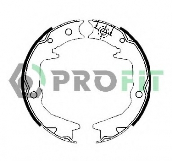 Колодки гальмівні барабанные PROFIT 5001-0011 (фото 1)