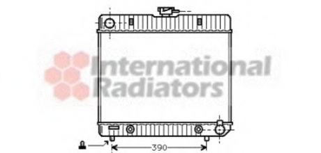 Радиатор MB W123 23/28 AT 76-85 Van Wezel 30002043 (фото 1)
