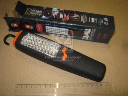 Ліхтар інспекційний 37 LED 3хАА бат., магніт, гачок Dk-Дорожная Карта DK-3700L (фото 1)