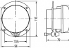 Фара противотуманная 1N0 008 582-001 HELLA