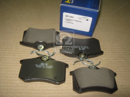 Комплект гальмівних колодок - дискові Hi-Q (SANGSIN) SP1391 (фото 1)