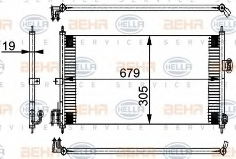 Елемент оптики авто HELLA 8FC 351 038-581 (фото 1)