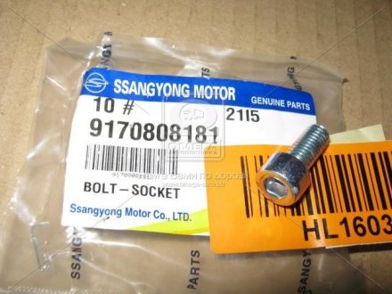 Болт кошика зчеплення (вир-во) SSANGYONG 9170808181 (фото 1)