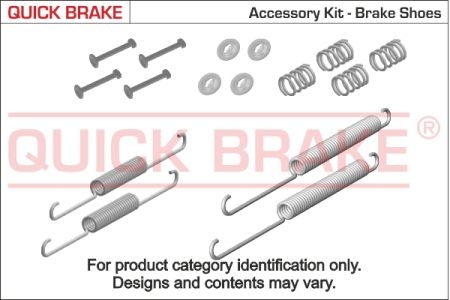 Монтажний набір колодки QUICK BRAKE 105-0639R (фото 1)