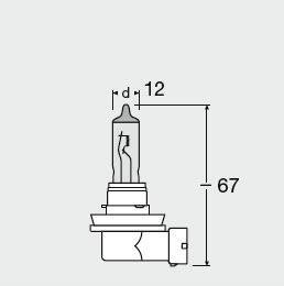 Автолампа галогенова 55W OSRAM 64211 CBI (фото 1)