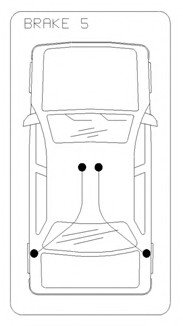 Трос ручного гальма BMW 316-318is-320-325-328-TDS-M3 ABS (E36) (дискові гальма) 1631/1062 COFLE 10.4131 (фото 1)