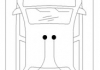 Трос стояночного тормоза COFLE 10.4154 (фото 1)