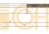 Трос стояночного тормоза COFLE 10.4739 (фото 2)