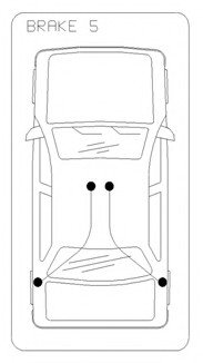 Трос ручного гальма зад. лів./прав. Audi A3 Seat COFLE 10.7509 (фото 1)