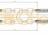 Трос стояночного тормоза COFLE 321.20 (фото 2)