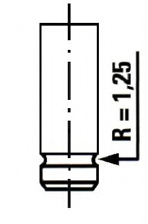 Випускний клапан ET ENGINETEAM VE0012 (фото 1)