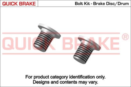 Болт гальмівного диска QUICK BRAKE 11666K (фото 1)