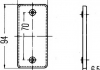 Элемент оптики HELLA 8RA 003 326-001 (фото 1)