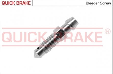 Штуцер для прокачки тормозной системы QUICK BRAKE 0086 (фото 1)