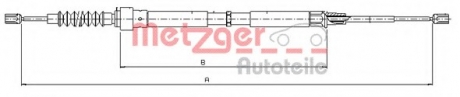 Трос ручного гальма METZGER 10.7504 (фото 1)