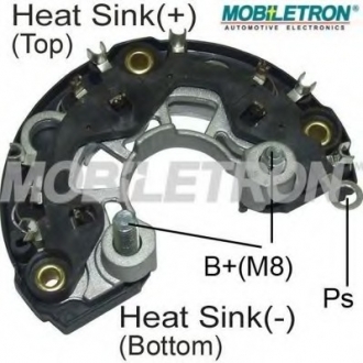 Диодный мост RB-117H MOBILETRON RB117H (фото 1)