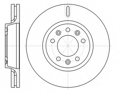 Тормозной диск ROADHOUSE 6105210 (фото 1)