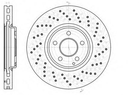 Гальмівний диск 61123.10 ROADHOUSE 6112310 (фото 1)