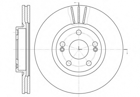 Тормозной диск ROADHOUSE 630110 (фото 1)