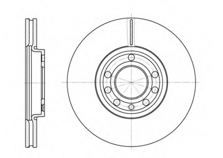 Тормозной диск ROADHOUSE 668910 (фото 1)