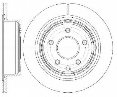 Тормозной диск ROADHOUSE 699810 (фото 1)